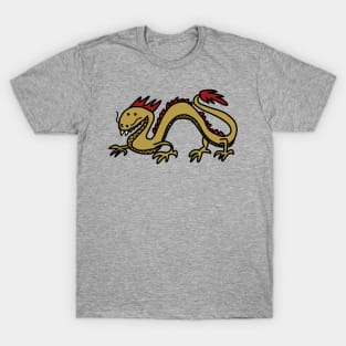 Dragon in Gold and Red T-Shirt